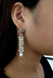 Pristine Long Pearl Earring