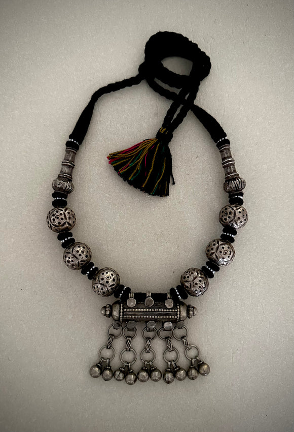 Tribal Multi Balls Antique Necklace