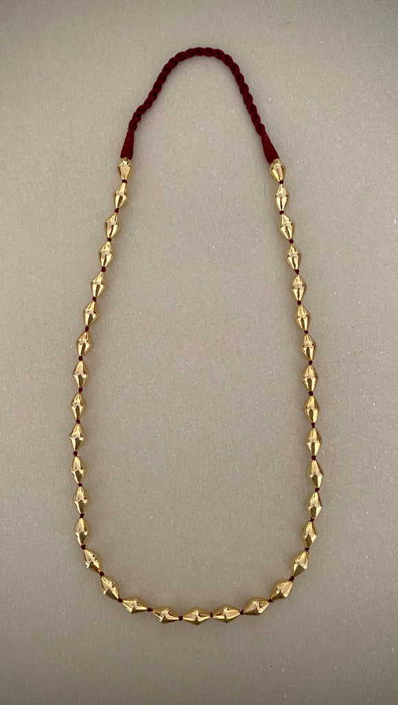 Dholki Beads Single gold