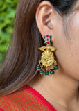 Opulent Gold Kundan Earrings