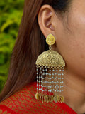 Opulent Gold Peacock Peepalpatti Drops