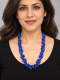 Stonned Lapiz Teardrop Necklace