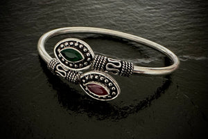 Carved Eye Double Color Cuff