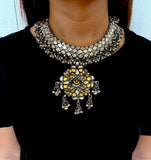 Antique Chokar Sheesha Neckpiece