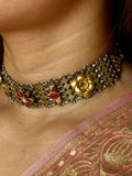 Auric Floral Choker
