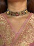 Auric Floral Choker