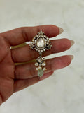 Opulent Gold Moissanite Drop Earrings