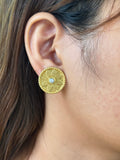 Opulent Gold Studs