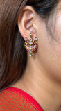 Opulent Gold Kemp Crescent Studs