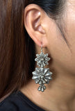 Tribal Antique Dual Floral Earrings
