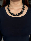 Stonned Black Spinal Drop Necklace