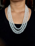 Stonned MultiString Crystal Necklace