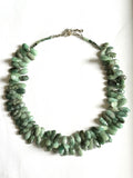 Stonned Emerald Drop Necklace