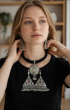 Tribal Antique Ghungroo Drop Necklace