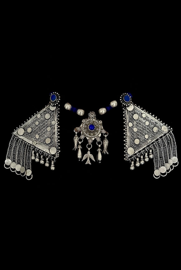 Tribal Antique Ghungroo Pankhi Necklace