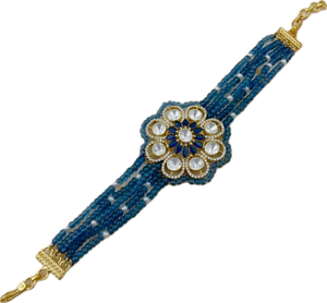 Auric Flower Blue Spinal Choker