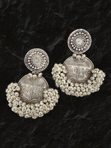 Pristine Ethnic Pearl Earrings