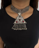 Multicolor Sheesha Triangular Chokar