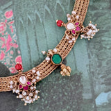 Auric Pearl Kundan Chokar Necklace