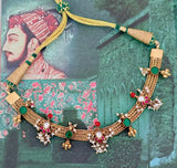 Auric Pearl Kundan Chokar Necklace