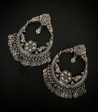 Tribal Floral Chand Bali Earring