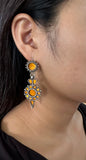 Sheesha Earring Mustard Flower