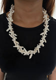 Stonned CrissCross Pearl Necklace