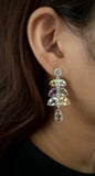 Stoned Multistone Drop Earrings