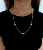 Stonned Pearl Necklace