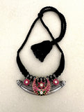 Opulent Crescent Pendant Necklace