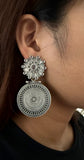Stoned Crystal Floral Disc drops