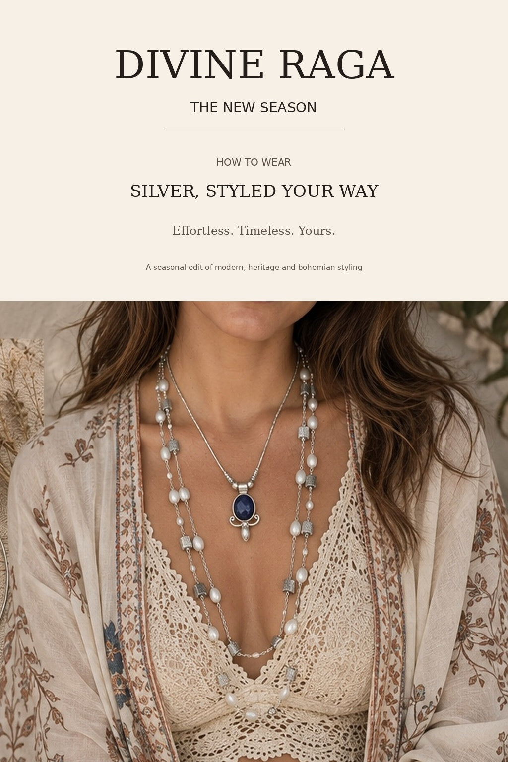 Divine Raga lookbook cover
