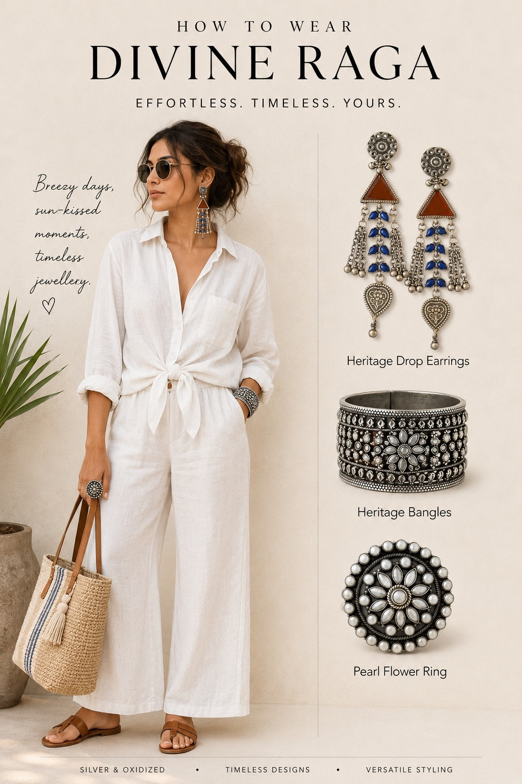 Breezy linen styling