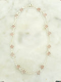 Stonned Rose Quartz Long Necklace