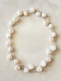 Stonned Round Pearl Necklace
