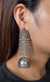 Tribal Mesh Long Drop Jhumkie