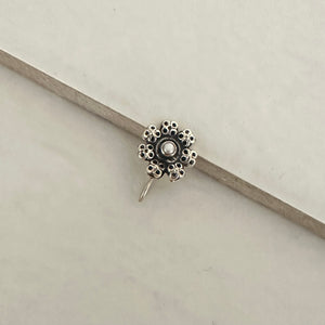 Dotted Pearl Flower nosepin