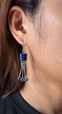 Stoned Lapiz Multi Drop Earrings