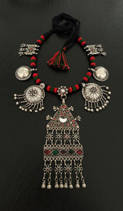 Multicolor Sheesha Long Neckpiece