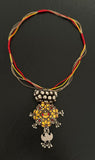 Multicolor Sheesha Long Jute Neckpiece