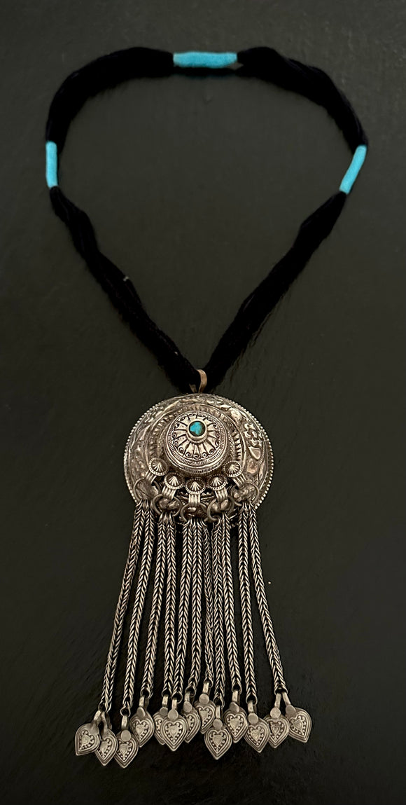 Tribal Antique Dome Hangings Necklace