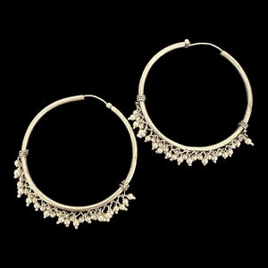 Pristine Pearl Hoops Big