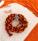 Silver Rakhi Small Om