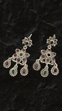 Stoned Multicolor Drop Earrings