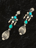 Sheesha Earring Blue Long Drops