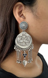 Sheesha Earring Blue Peacock Drops