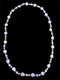 Stonned Pink Pearl Necklace