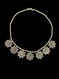 Silver Floral Necklace