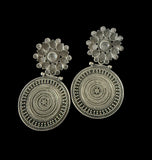 Stoned Crystal Floral Disc drops