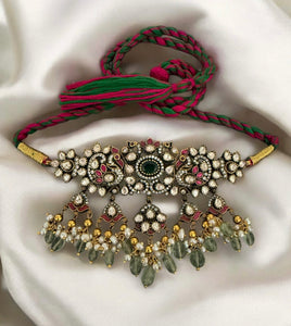 Auric Peacock Moissanite Necklace